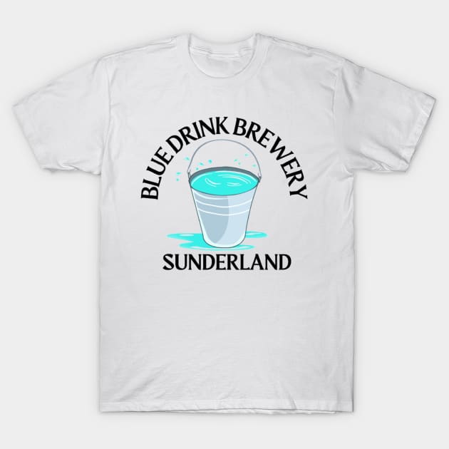 Athletico Mince Sunderland Blue Drink Brewery T-Shirt by mywanderings